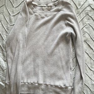 TNA oatmeal waffle knit